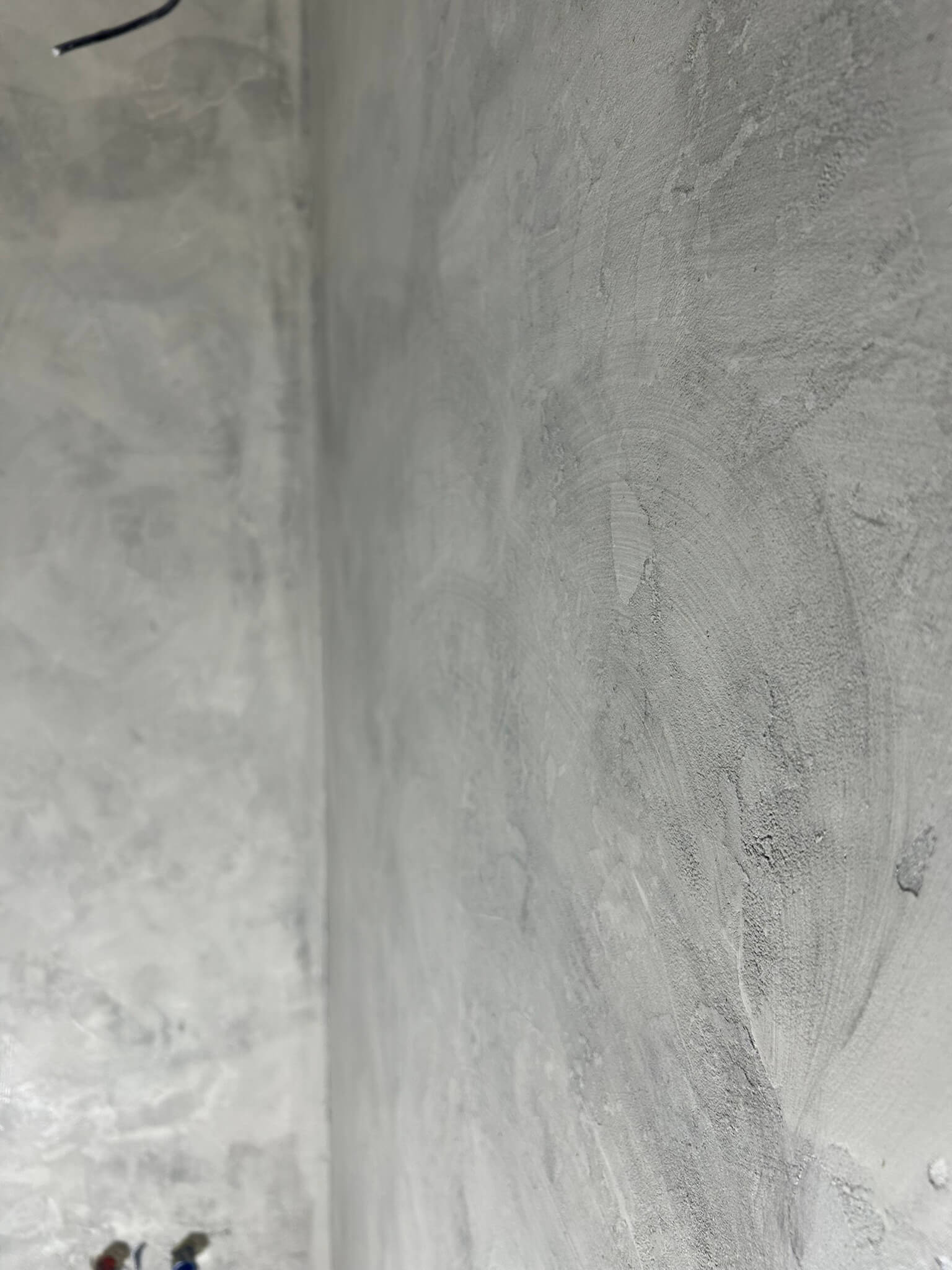 Betonová stěrka - ukázka.