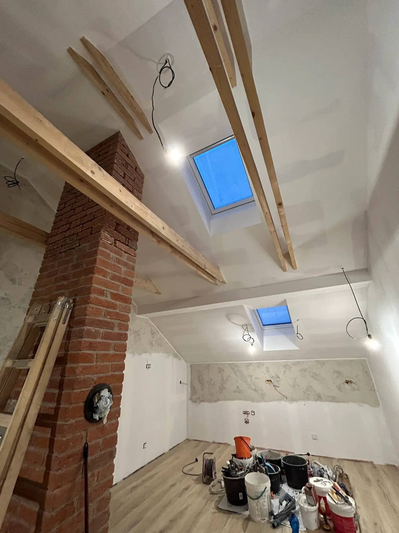 Montáže sádrokartonu - ukázka.